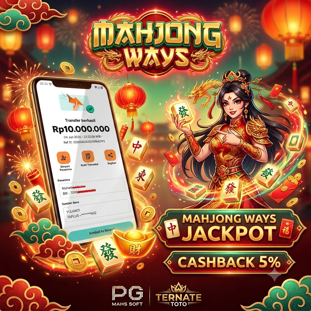TERNATETOTO - JACKPOT MAHJONG WAYS Rp.10,000,000,-
